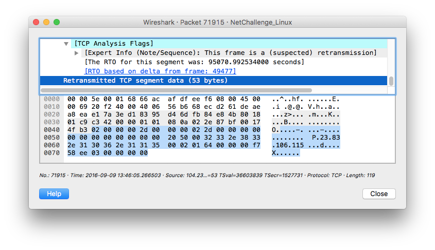 Wireshark - BillGates packet